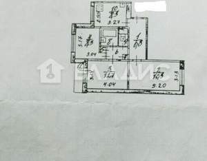 3-к квартира, вторичка, 60м2, 5/9 этаж