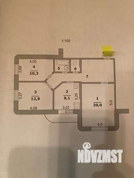 3-к квартира, вторичка, 73м2, 15/17 этаж