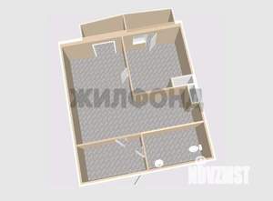 2-к квартира, вторичка, 56м2, 8/17 этаж