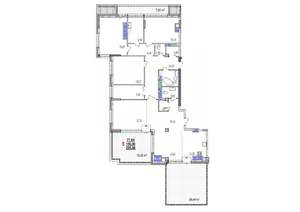 5-к квартира, строящийся дом, 206м2, 18/18 этаж