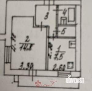 1-к квартира, вторичка, 33м2, 7/14 этаж