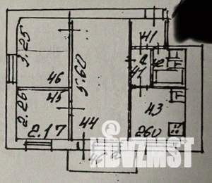 2-к квартира, вторичка, 42м2, 4/5 этаж