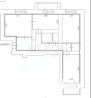 3-к квартира, вторичка, 97м2, 1/14 этаж
