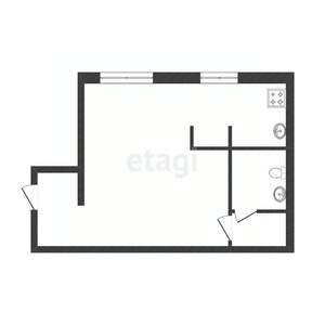 Студия квартира, вторичка, 31м2, 2/5 этаж