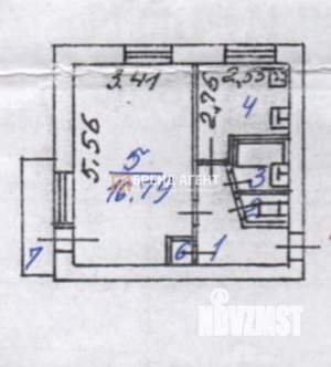 1-к квартира, вторичка, 30м2, 4/5 этаж