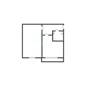 1-к квартира, вторичка, 38м2, 5/5 этаж