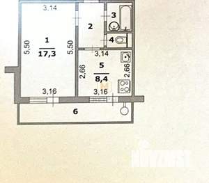 1-к квартира, вторичка, 34м2, 7/10 этаж