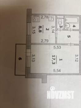 1-к квартира, вторичка, 34м2, 8/10 этаж