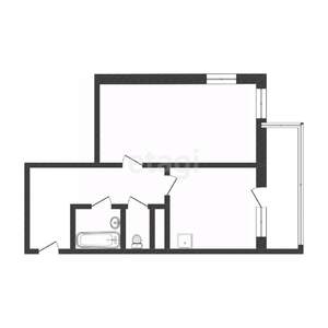 1-к квартира, вторичка, 44м2, 15/16 этаж