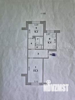2-к квартира, вторичка, 48м2, 2/10 этаж
