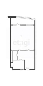 1-к квартира, вторичка, 64м2, 8/15 этаж