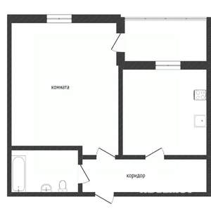 1-к квартира, вторичка, 35м2, 1/14 этаж