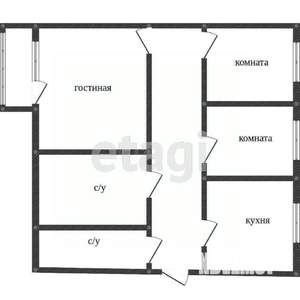 3-к квартира, вторичка, 118м2, 4/4 этаж
