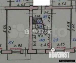 2-к квартира, вторичка, 45м2, 4/5 этаж