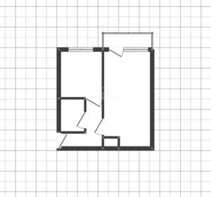 1-к квартира, вторичка, 31м2, 1/5 этаж