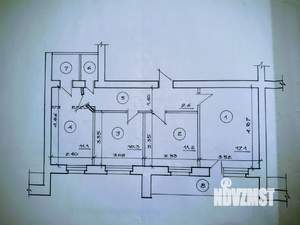 3-к квартира, вторичка, 67м2, 1/9 этаж