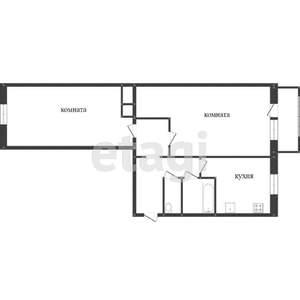 2-к квартира, вторичка, 54м2, 6/10 этаж