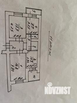 3-к квартира, вторичка, 59м2, 11/14 этаж