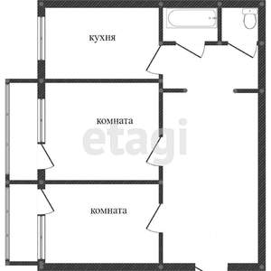 1-к квартира, вторичка, 66м2, 1/17 этаж