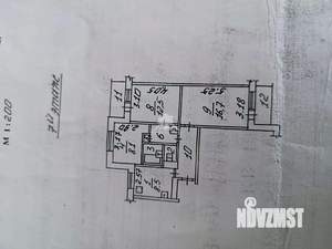 3-к квартира, вторичка, 61м2, 7/9 этаж