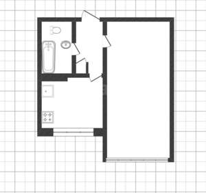 1-к квартира, вторичка, 44м2, 10/11 этаж