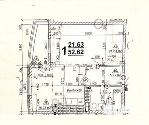 1-к квартира, вторичка, 53м2, 11/17 этаж