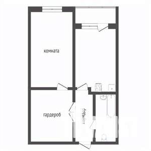 1-к квартира, вторичка, 50м2, 15/18 этаж
