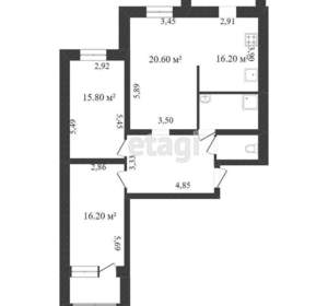 3-к квартира, вторичка, 94м2, 10/14 этаж