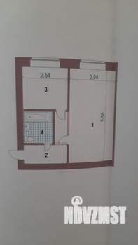 1-к квартира, вторичка, 30м2, 4/5 этаж