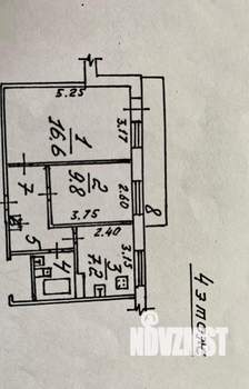 2-к квартира, вторичка, 44м2, 4/9 этаж