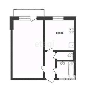 1-к квартира, вторичка, 34м2, 3/10 этаж