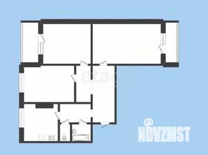 3-к квартира, вторичка, 72м2, 2/10 этаж
