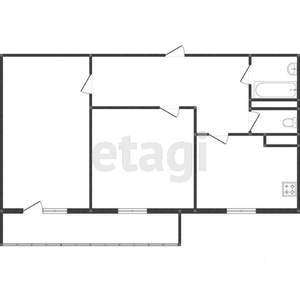2-к квартира, вторичка, 90м2, 2/12 этаж