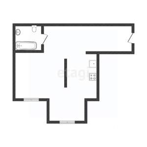 Студия квартира, вторичка, 30м2, 5/5 этаж
