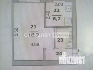 1-к квартира, вторичка, 31м2, 2/5 этаж