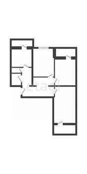 3-к квартира, вторичка, 71м2, 8/10 этаж