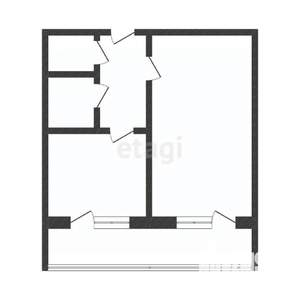 1-к квартира, вторичка, 32м2, 7/9 этаж