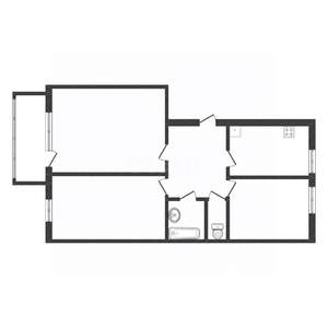 3-к квартира, вторичка, 61м2, 5/5 этаж