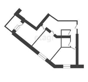 2-к квартира, вторичка, 71м2, 10/11 этаж