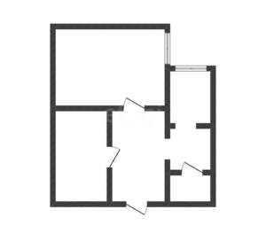 2-к квартира, вторичка, 36м2, 1/1 этаж