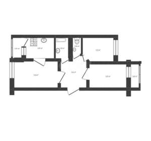 3-к квартира, вторичка, 92м2, 4/17 этаж