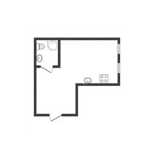 Студия квартира, вторичка, 31м2, 3/5 этаж