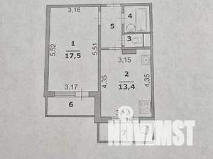 1-к квартира, вторичка, 39м2, 10/11 этаж