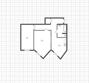 2-к квартира, вторичка, 74м2, 7/17 этаж