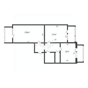 2-к квартира, вторичка, 48м2, 5/10 этаж