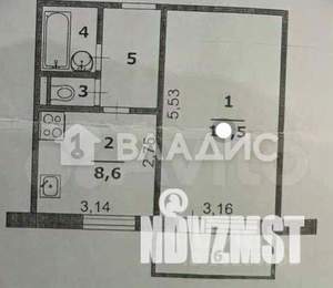 1-к квартира, вторичка, 34м2, 3/10 этаж