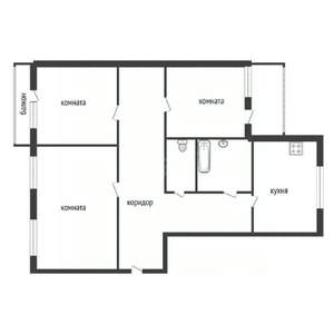 3-к квартира, вторичка, 71м2, 10/10 этаж