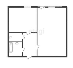 1-к квартира, вторичка, 33м2, 2/3 этаж