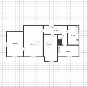 3-к квартира, вторичка, 64м2, 2/3 этаж