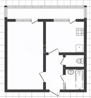 1-к квартира, вторичка, 34м2, 2/14 этаж